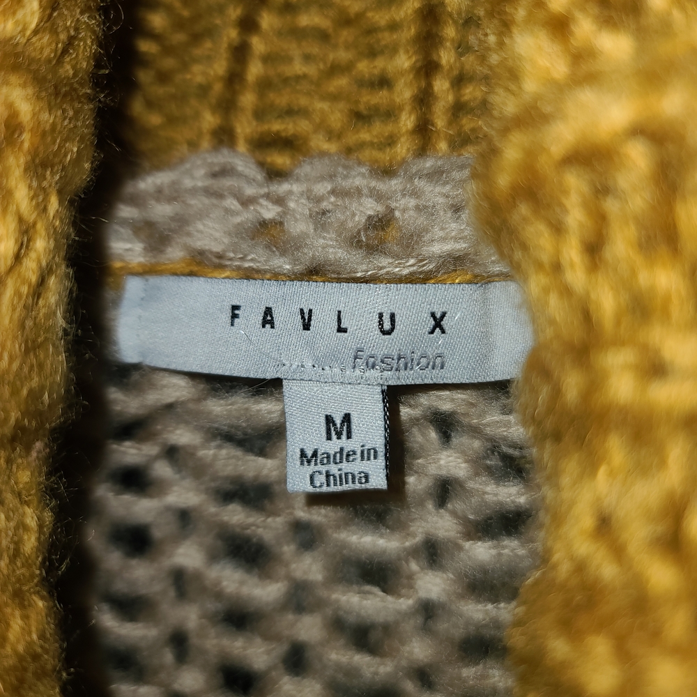 FAVLUX Golden Knit Sweater